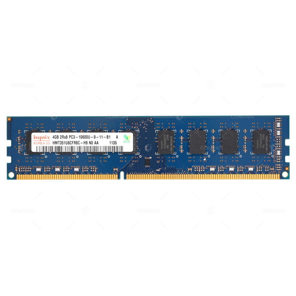 HMT351U6CFR8C-H9 HYNIX MEMORY 4GB 2RX8 PC3 10600 DDR3 1333